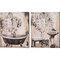 Bronze Bath by Tiffany Hakimipour 12" x 15" Canvas Wall Art (Set of 2)